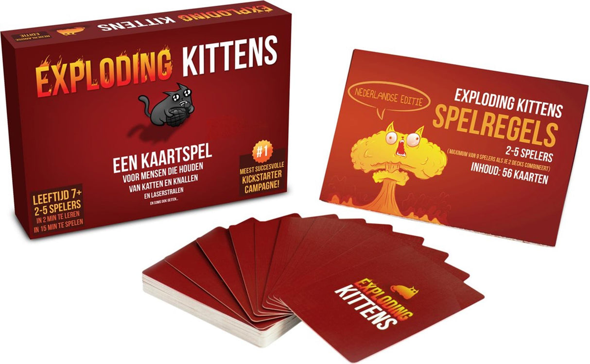 Exploding killing original edition - kortspil fuld af spænding og humor - 2 til 5 spillere - fra 7 år