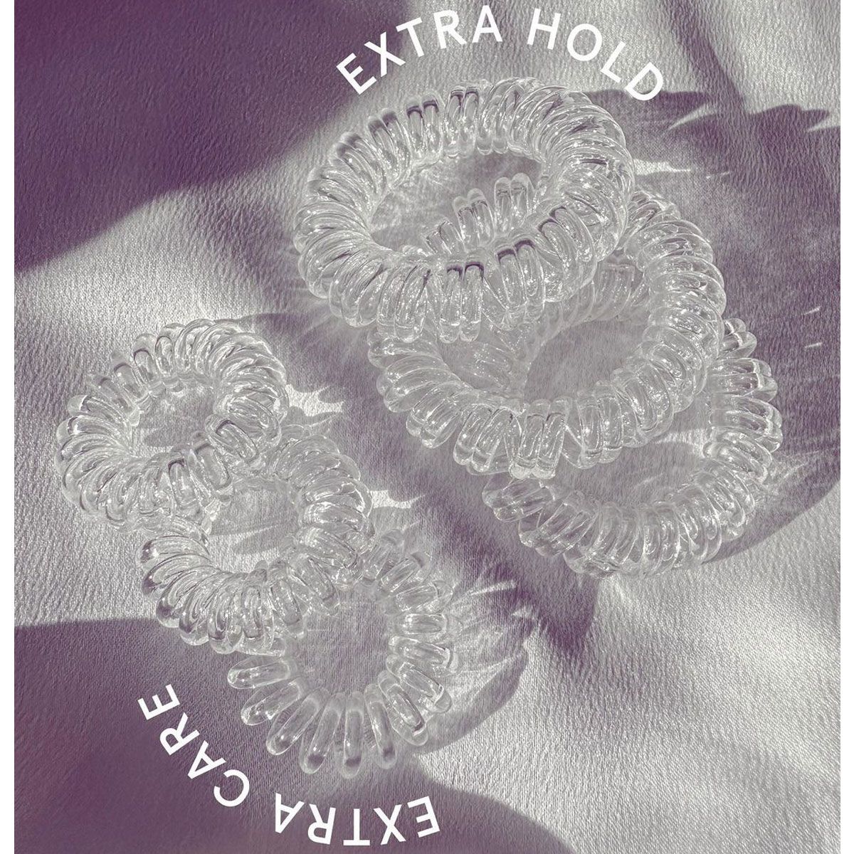 Invisibobble ekstra hold krystalklar 3 stk