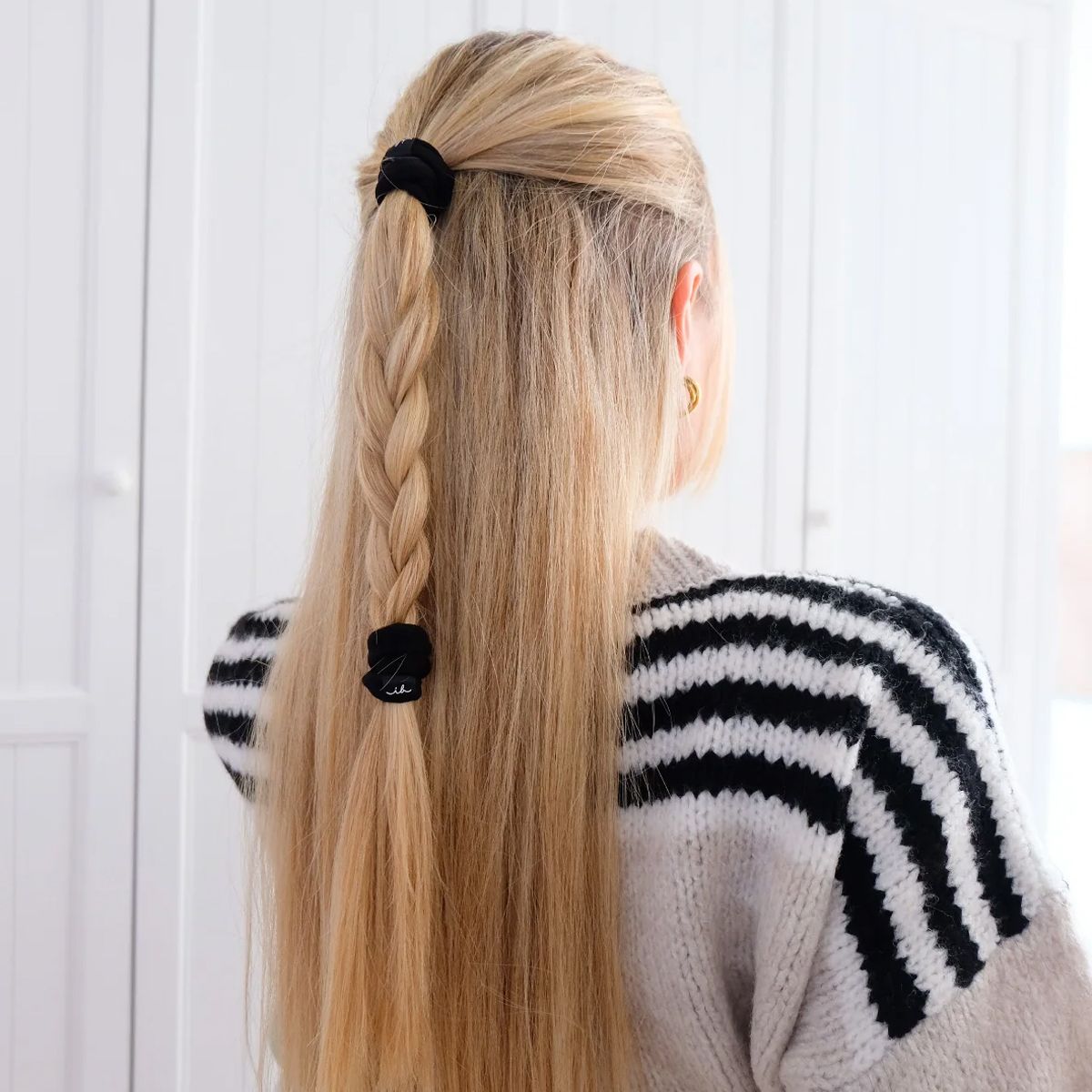 Invisibobble hårslips sort 5 stk.
