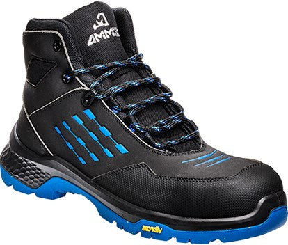 Emma safety footwear emma werkschoen crossforce d hoog s3 | zwart blauw | maat 43 - 8715316154744