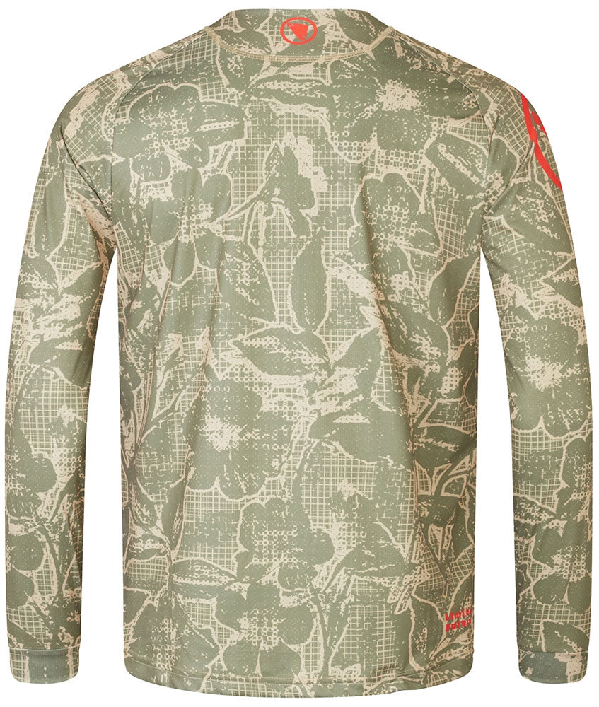 Endura grid floral - mtb langærmet jersey