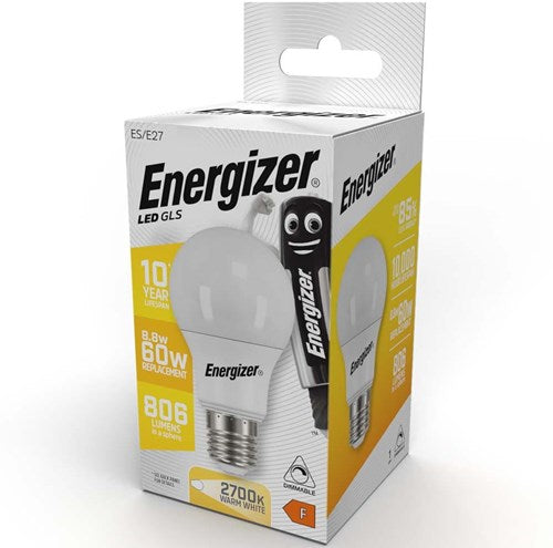 Enzo energizer led gls e27 8.8-60w 2700k mat dæmpbar - 2603210