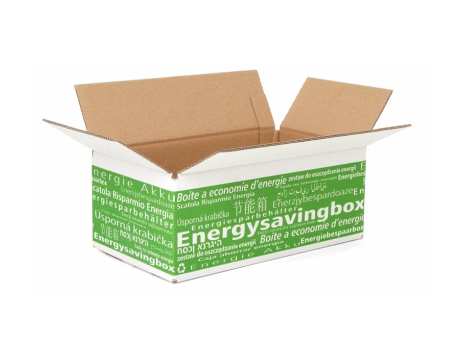 Energibesparende æske med tryk