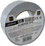Enzo entac aluminiumstape 50mm rulle 50m sølv - 4139565