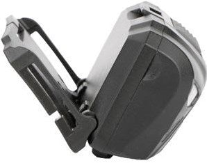 Entac LED forlygte zoom 5w aluminium sort genopladelig - 5700315