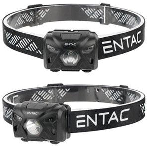 Entac LED forlygte zoom 5w aluminium sort genopladelig - 5700315