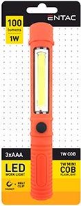 Enzo entac LED arbejdslampe 1w orange 3xaaa - 5700245
