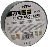 Enzo entac reparationstape 50mm rulle 50m sort - 4139544