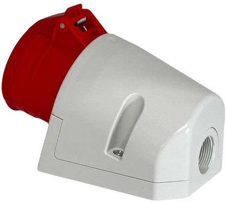 Enzo abl cee 5p 32a 400v overflademonteret toilet rød - 6315174