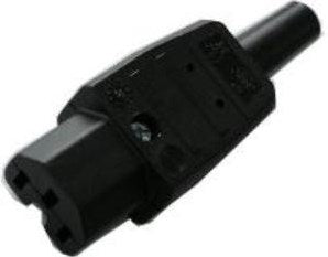 Enzo enhed stik sort 120 grader 10a mk - 6173500
