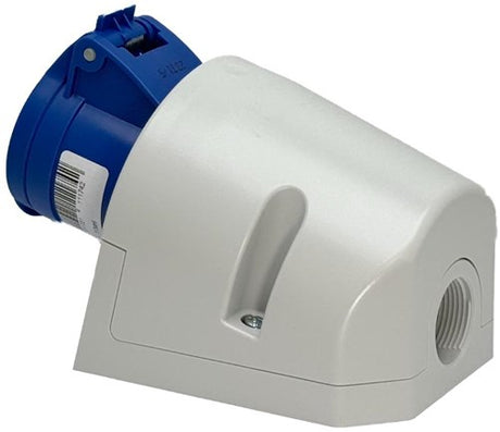 Enzo cee 3p 16a 230v overflademonteret toilet blå - 6315130