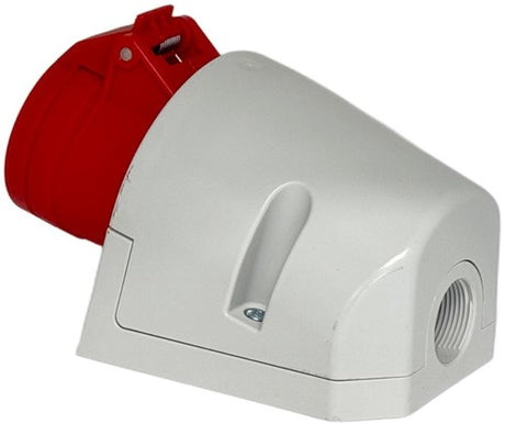 Enzo cee 4p 16a 400v overflademonteret toilet rød - 6315154