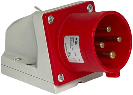 Enzo cee 4p 32a 400v opb wcd rød med stifter - 6315168