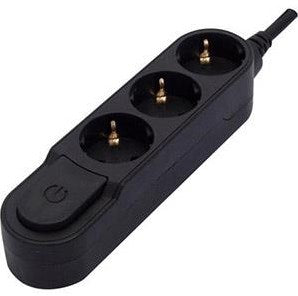 Enzo Chacon Design TCD RA 3V 1,5m 3x1,5qmm Switch Sort 6872740
