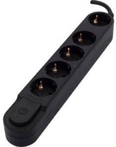Enzo Chacon Design TCD RA 5V 3M 3x1,5Qmm Switch Sort 6872860
