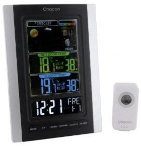 Enzo Chacon vejrstation med trådløs udendørssensor + barometer - 8150185