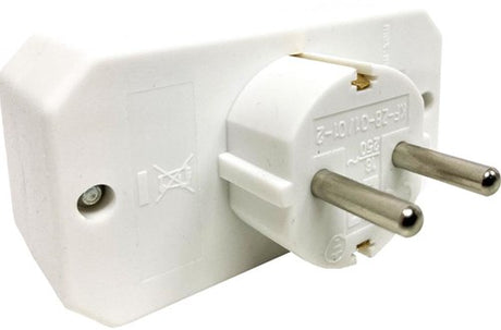 Enzo tre-vejs stik 2xeuro 1x jord 6175906