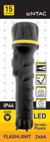 Enzo entac led lommelygte plast 2xaa 5700130