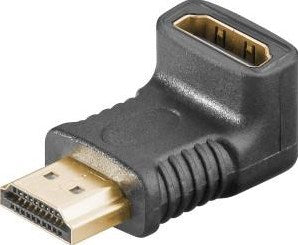 Enzo HDMI retvinklet adapter 270 grader guld 7580696
