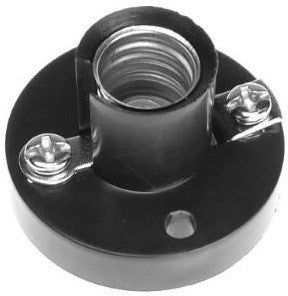 Enzo belysningsarmaturer e10 bakelit sort 6029000