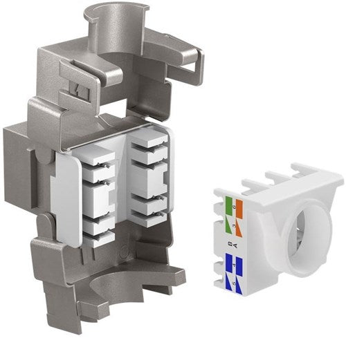 Enzo keystone | rj45 | utp | kat6 | tangfri montering - 2575320