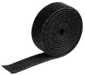 Enzo Velcro sort rulle 5 meter lang 10mm bred 4100250