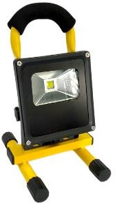 Enzo led byggelampe 10w oplaadbaar op statief 4000k ip65 - 5017682