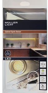 Enzo LED trekant spot sæt a3 | 7,5w | ir sensor | 3000k | historie stål - 5018355