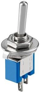 Enzo mini vippekontakt 1p on-off krom 7495311