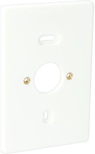 Enzo monteringsplade 2 gange hvid 4050720