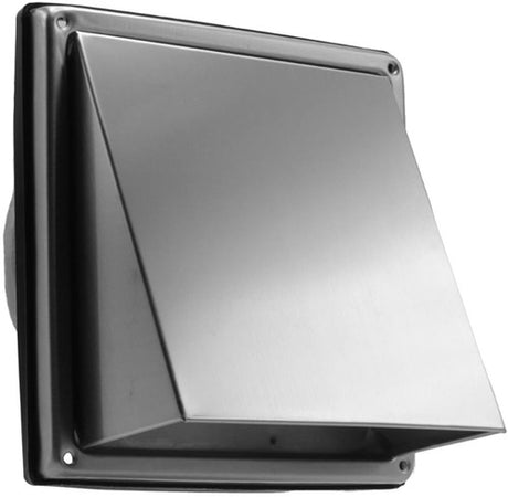 Enzo nedco rvs buitenrooster vierkant 100 mm nedco - 1400465