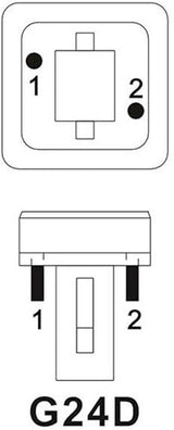 Enzo pl-c 2p | 13w 840 g24d | protektor - 5906124