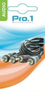 Enzo pro-1 audio 2 tulp male -> 2 tulp male 1,5 meter 9206000