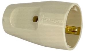 Enzo jordet hunstik hvid kobling 6141631