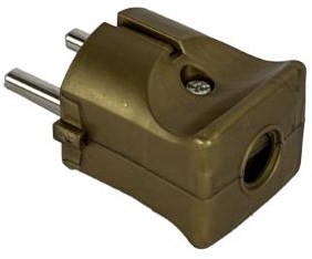 Enzo jordet stik bronze farve 6141022