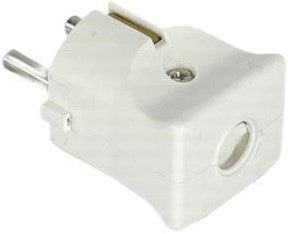 Enzo jordet stik polar hvid kobling 6141021