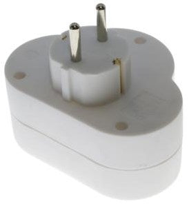 Enzo jordet stikadapter dobbeltafbryder 6140885