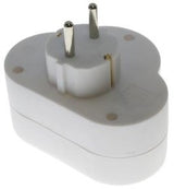 Enzo jordet stikadapter dobbeltafbryder 6140885