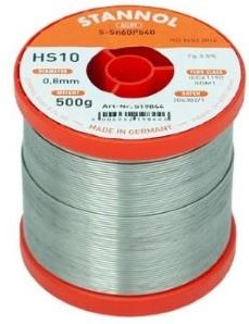 Enzo stannol loddetin harpiks kernediameter 0,8 mm 500gr - 6474980