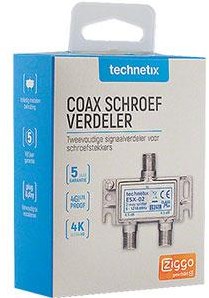 Enzo technetics esx-02 - to-vejs fordeler f-stik - 2074030
