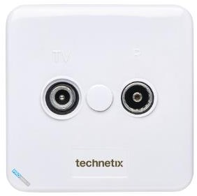 Enzo technetics tras-2000 - klemkasse radio TV indbygget overflademonteret - 2074025