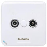 Enzo technetics tras-2000 - klemkasse radio TV indbygget overflademonteret - 2074025