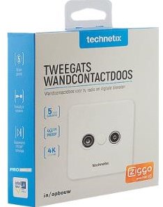 Enzo technetics tras-2000 - klemkasse radio TV indbygget overflademonteret - 2074025