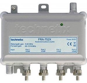Enzo technetics forstærker 1 i 4 f-stik - 2074102