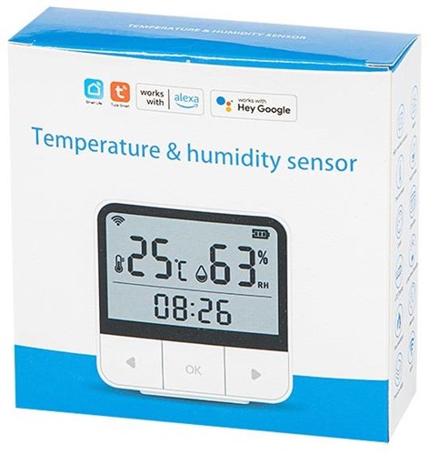 Enzo termometer | inde | hvid | smart wi-fi tuya - 8150118