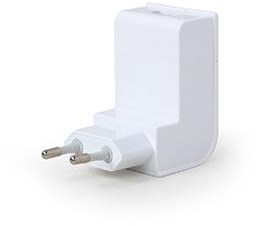 Enzo USB oplader vinklet hvid 2100ma - 9540302