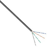 Enzo utp cat5e 4x2 awg24 100m sort solid udendørs - 1381525