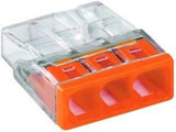 Enzo wago svejseklemme 3x0,5-2,5mm trans orange ds100 4047224