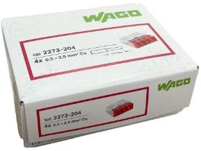 Enzo wago svejseklemme 4x0,5-2,5mm transred ds100 4047225
