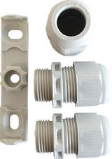 Enzo wiska kabelboks wiska 407 + kabelforskruninger 95x95x60mm 4034005